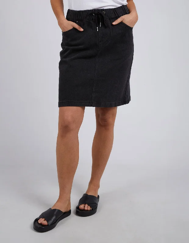 Foxwood Rio Skirt Washed Black