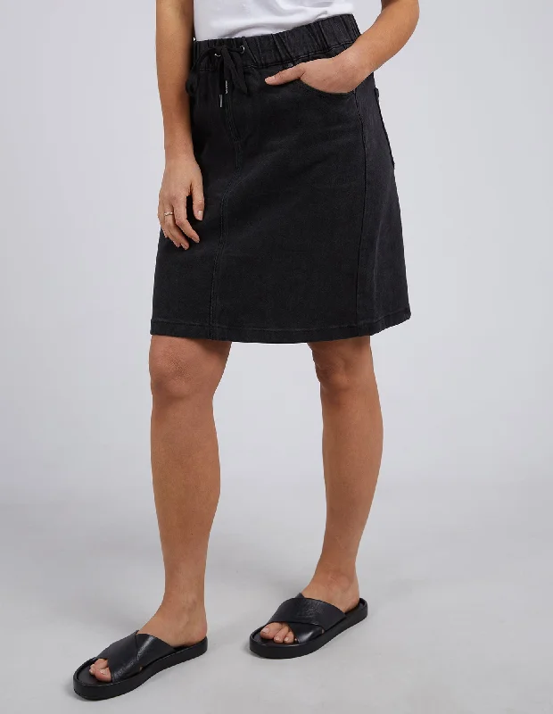 Foxwood Rio Skirt Washed Black