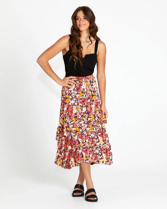 Sass Arabella Frill Skirt Flower Print