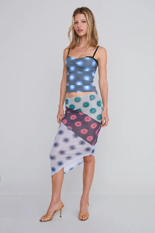 VERO SKIRT - POLKA DOT PATCHWORK