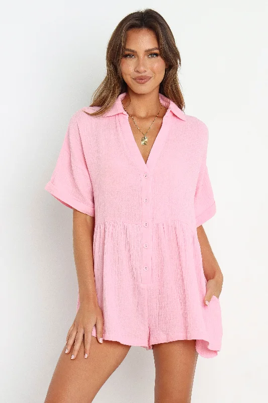 Winny Playsuit - Pink