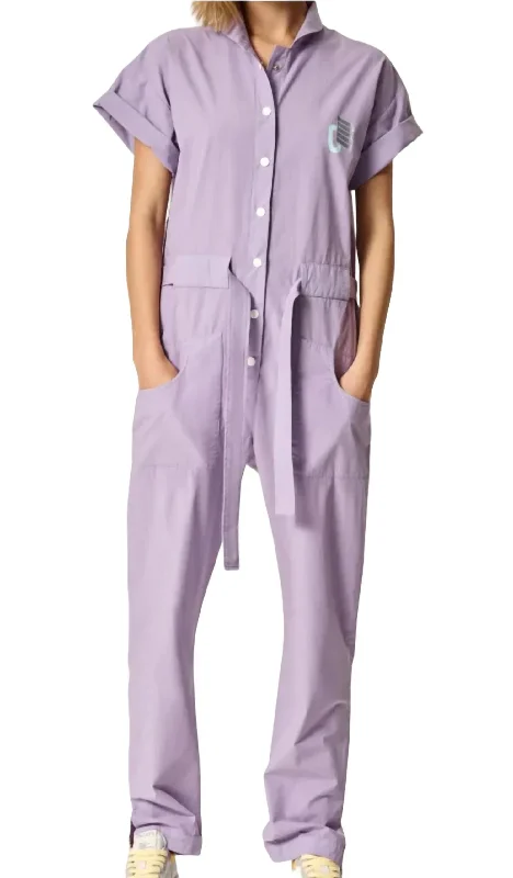 Women's Jane Digital Jumpsuit In Lavender