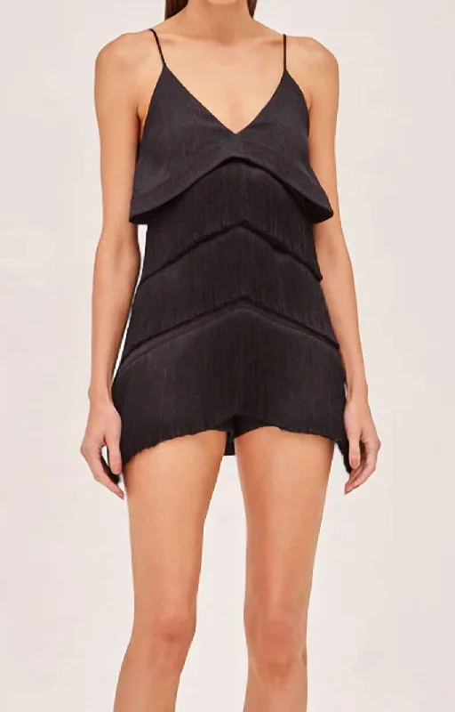 Women's Priya Romper In Noir