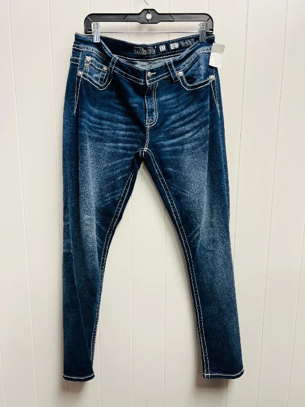 Blue Denim Jeans Boot Cut Miss Me, Size 10