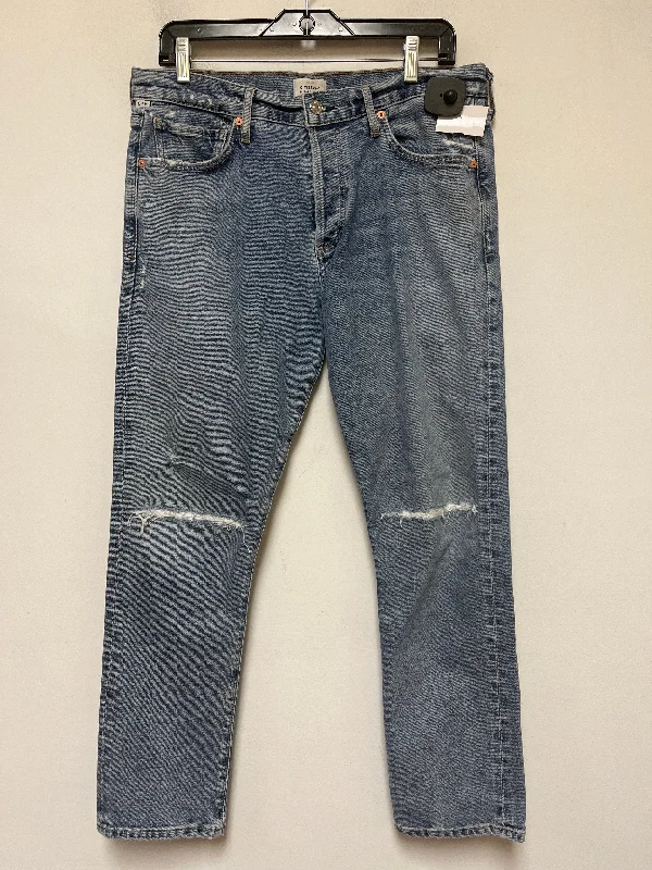 Blue Denim Jeans Straight Citizens Of Humanity, Size 6