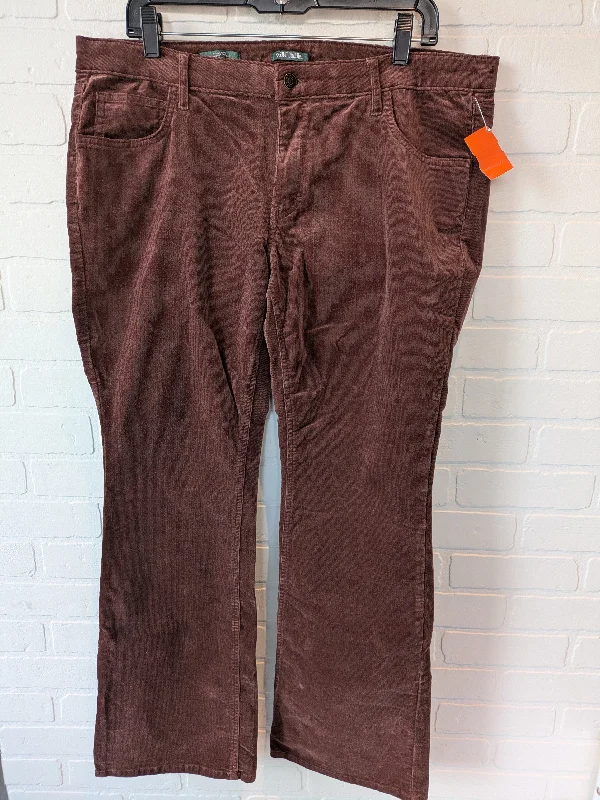 Brown Pants Corduroy Wild Fable, Size 16