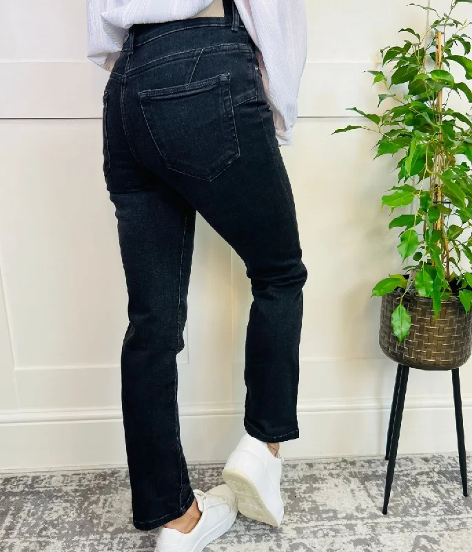 Charcoal Waist Enhancer Slim Jeans