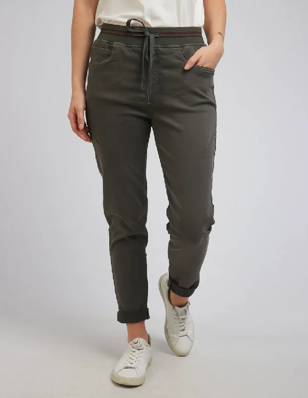 Foxwood Sylvia Jogger Dark Khaki