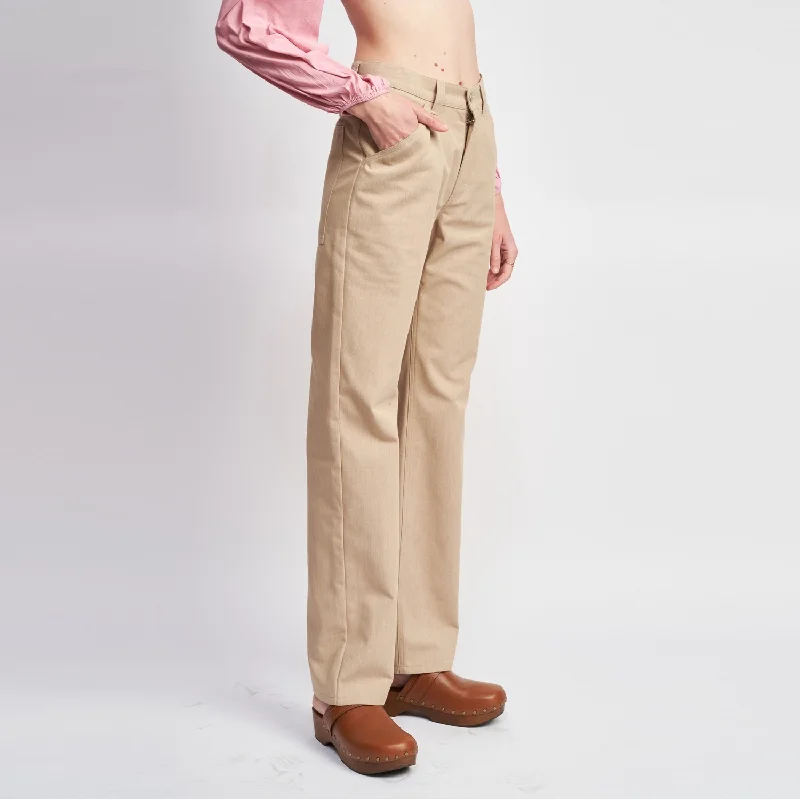 High Rise Carpenter Pants (Chestnut)