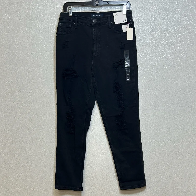 Jeans Cropped By Aeropostale In Black, Size: 8