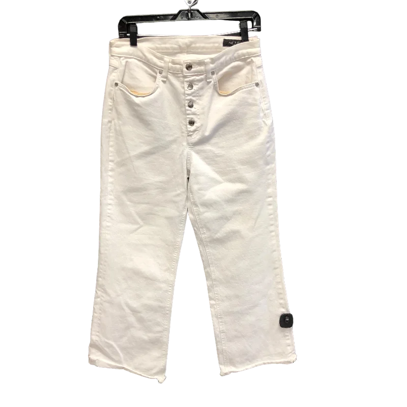 Jeans Designer By Rag & Bones Jeans In White, Size: 29