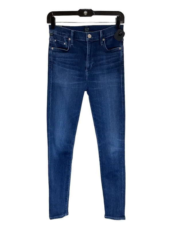 Jeans Skinny By Citizens Of Humanity In Blue Denim, Size: 4