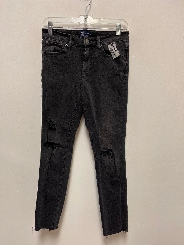 Jeans Skinny By Gap In Grey Denim, Size: 6