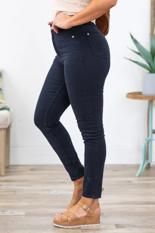 Judy Blue Navy Tummy Control Skinny Jeans