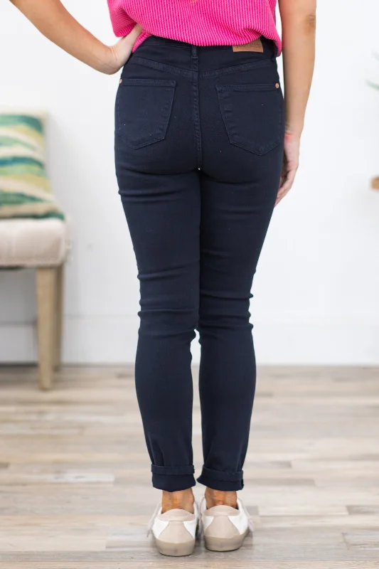 Judy Blue Navy Tummy Control Skinny Jeans