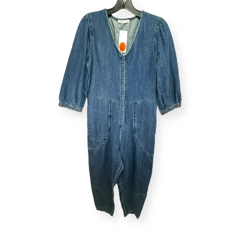 Jumpsuit By Minx In Blue Denim, Size: S