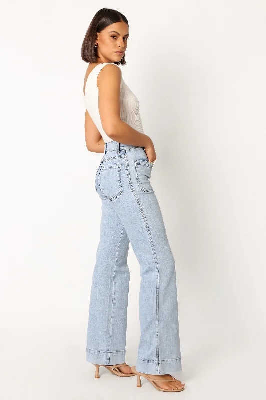 Nico Wide Leg Jean - Blue