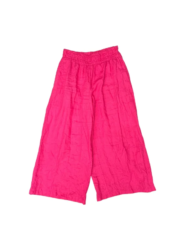 Pink Pants Wide Leg Anthropologie, Size S