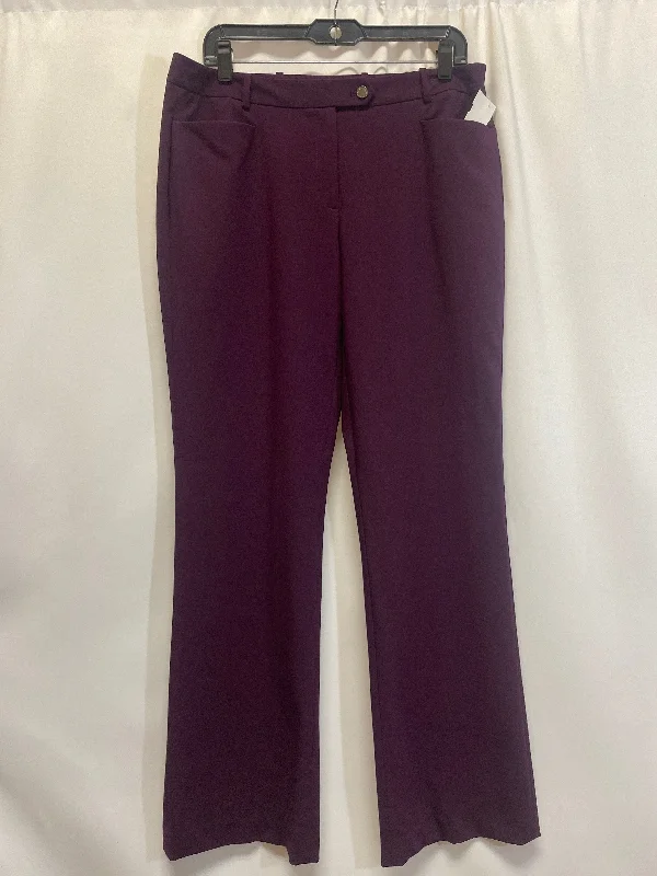 Purple Pants Dress Calvin Klein, Size 10