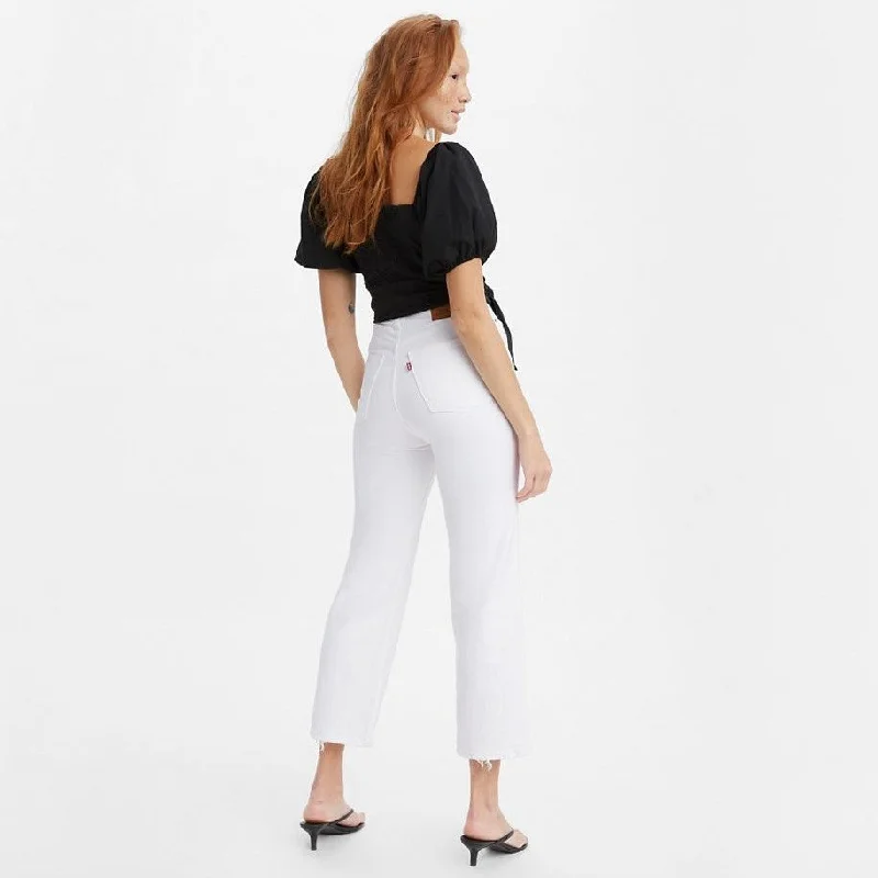 Ribcage Straight Ankle Jeans (Cloud Over)