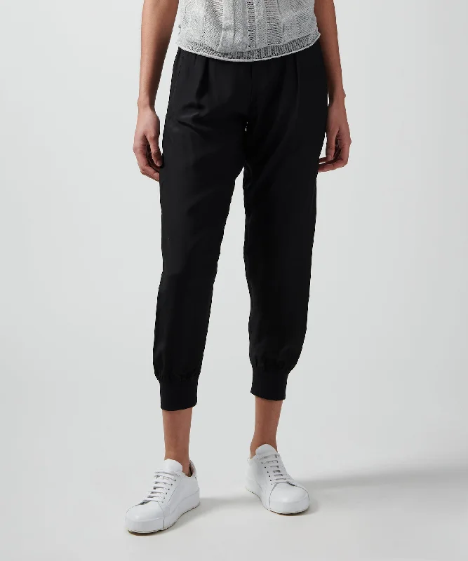 Silk Joggers - Black