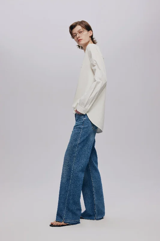 Straight High Stretch Jeans