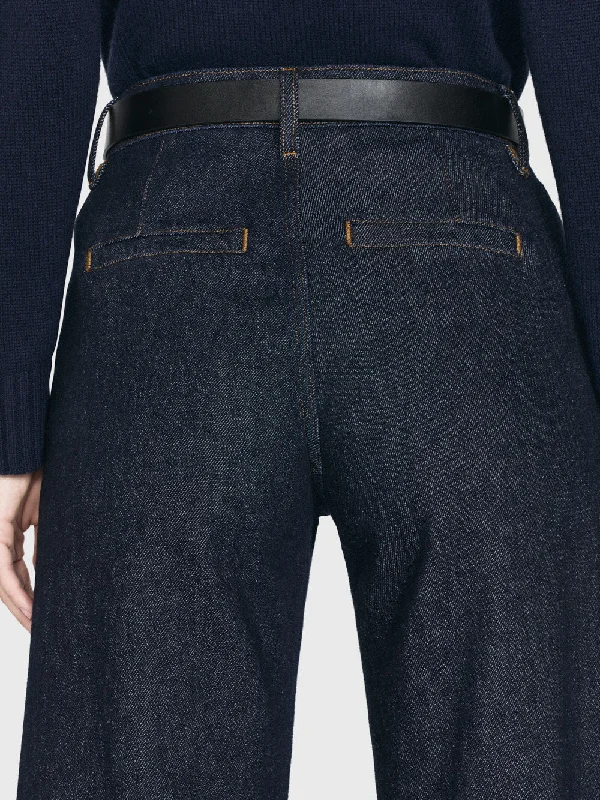 The Tailored Denim Trouser -- Rinse