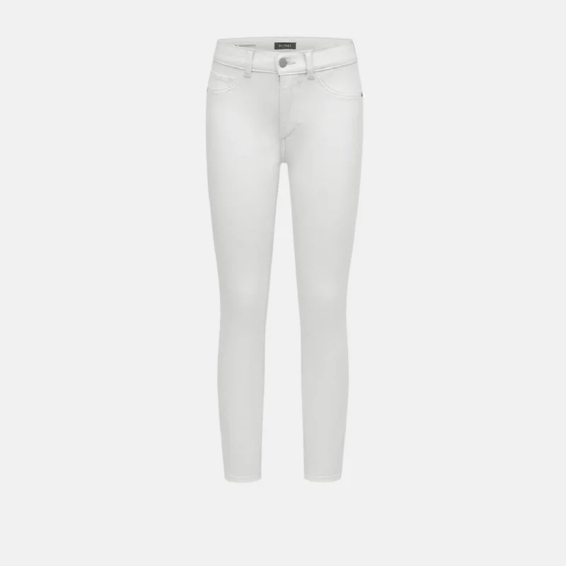 Women's Farrow High Rise Instasculp Crop Jean In Milk